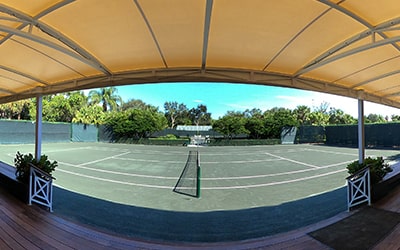 Orchid Island Tennis Deck
