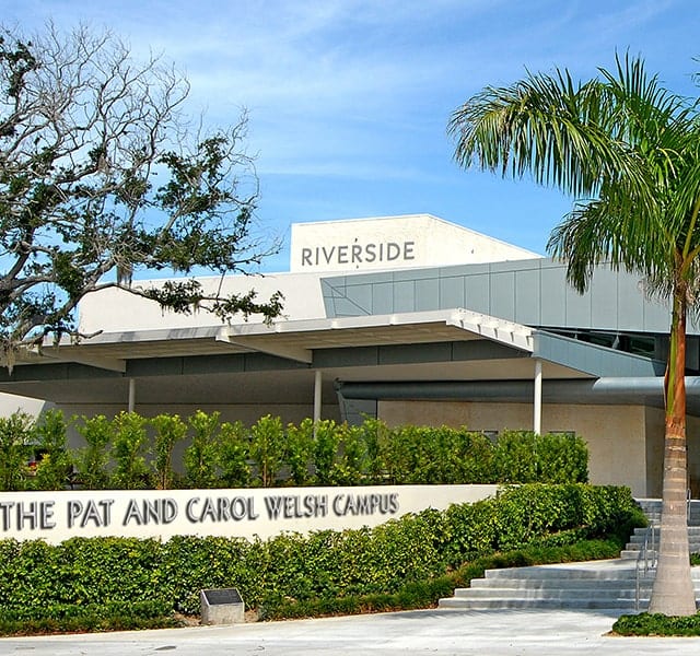 Entrance to the Riverside Theatre in Vero Beach, FL