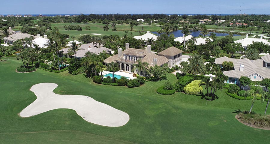 Golf Course Estate Homes at Orchid Island