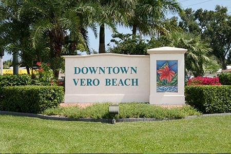 Downtown Vero Beach Sign