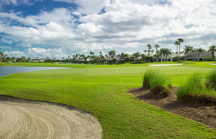 Putting Green of Orchid Island Golf Club Hole 17