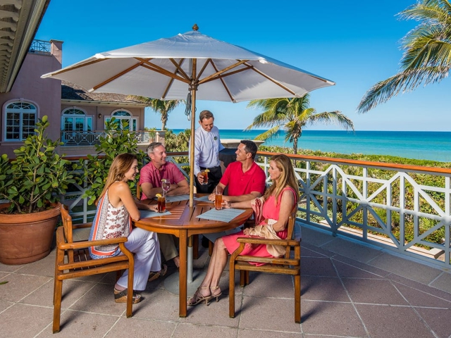 Couples enjoying Orchid Island Terrace Lunch
