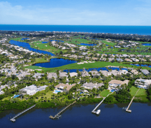 View of homes at Orchid Island Vero Beach