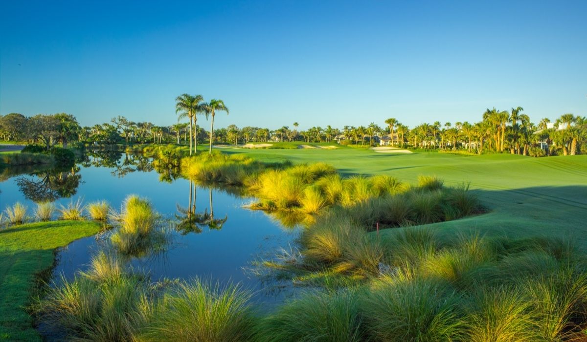 Golf Course designed by arnold palmer at orchid island ocean and river homes