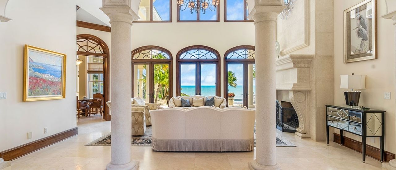 orchid island living room view