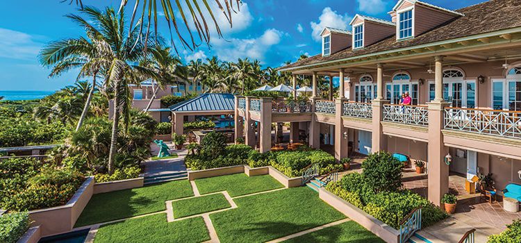 exterior of orchid island beach club in vero beach