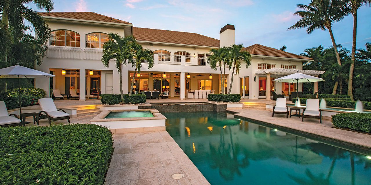 expansive home at orchid island with pool