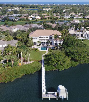 aerial of home for sale in this prime Florida Destination