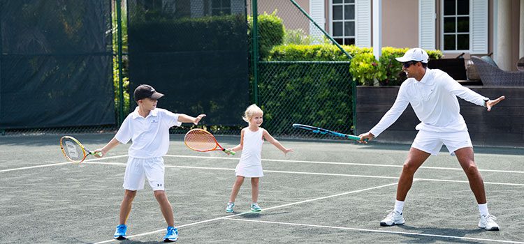 Florida Destinations include tennis instruction at Orchid Island