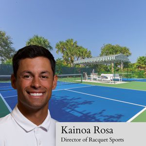 Kainoa Rosa Director of Racquet Sports at Orchid Island - Tennis Communities
