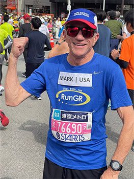 Mark Gurney at marathon