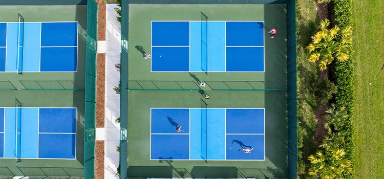 Pickleball Courts at the New Sports Complex