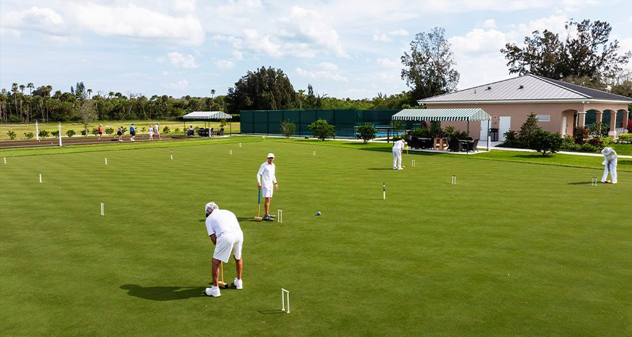 Croquet at Orchid Island