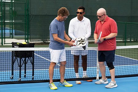 Pickleball Instruction at Orchid Island