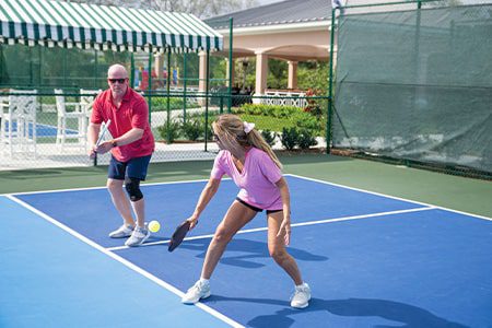 Pickleball at orchid island