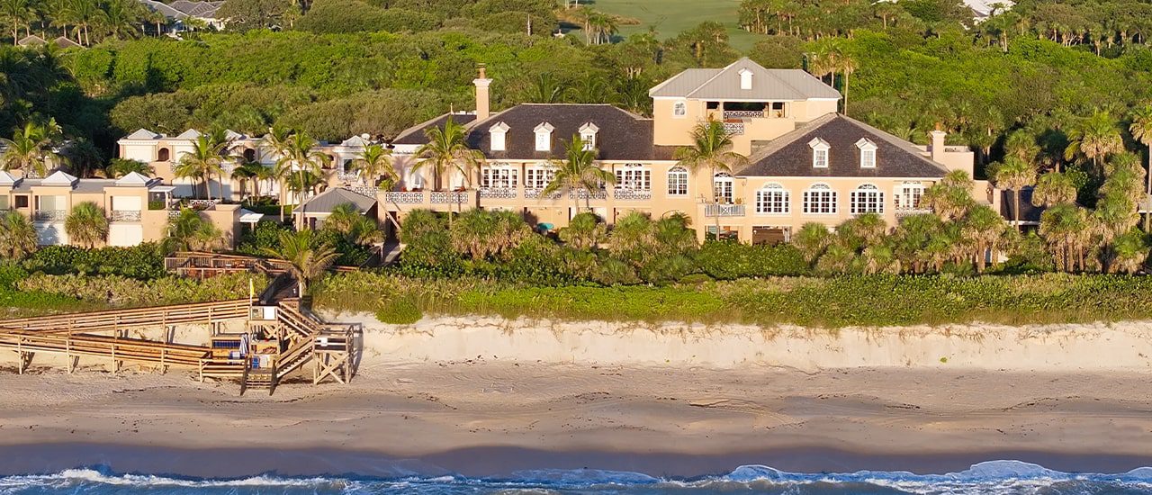 Aerial of Orchid Island Beach Club