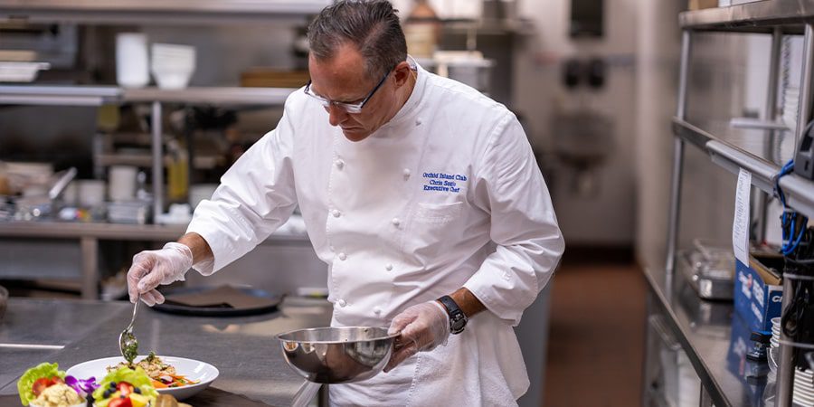 Orchid Island Chef cooking