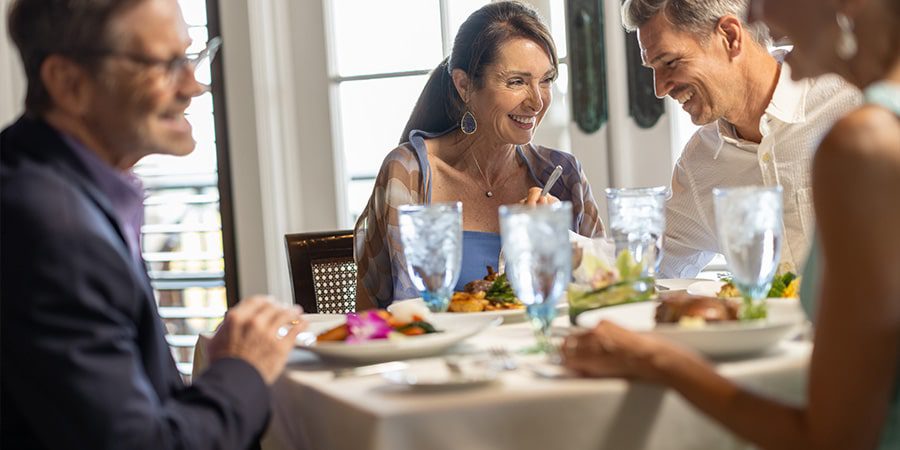 Orchid Island member dining experience