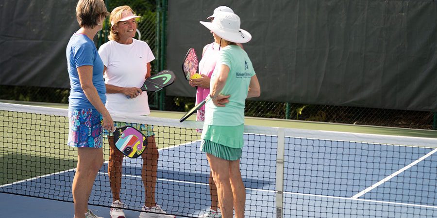 Orchid Island Members on the pickleball courts