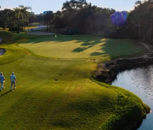 men walking on the Orchid Island Golf Course