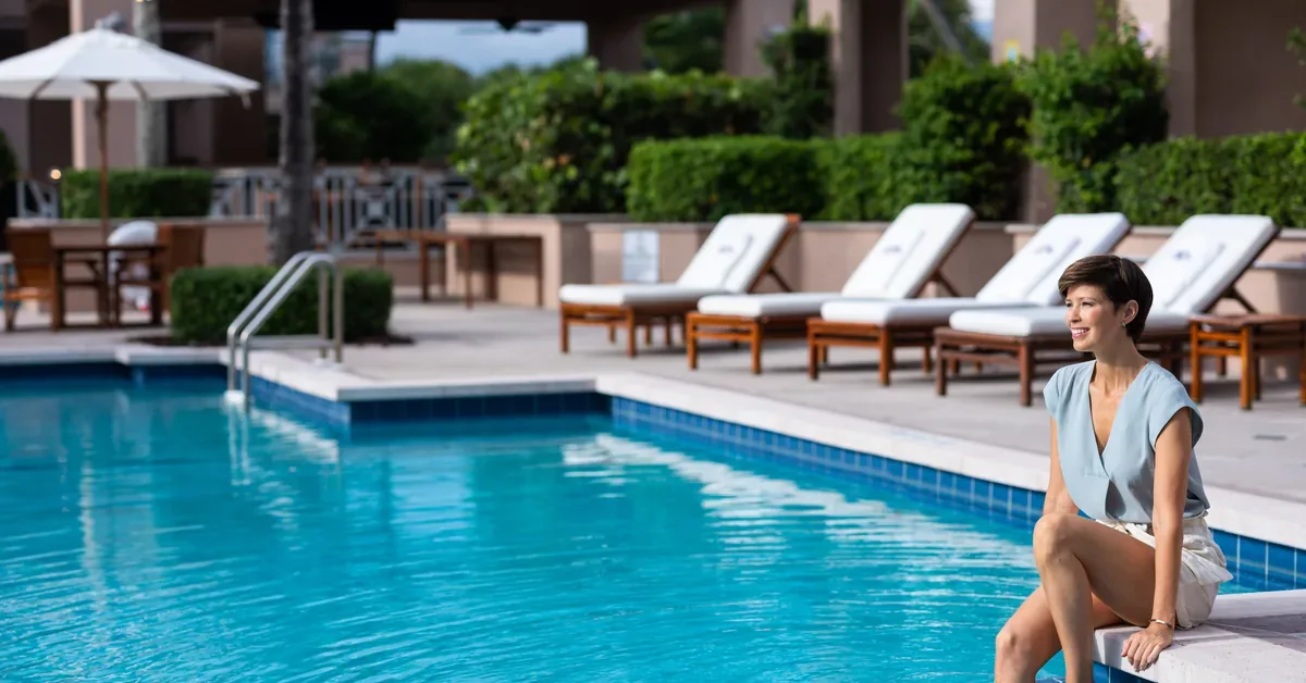 Orchid Island Pool Day