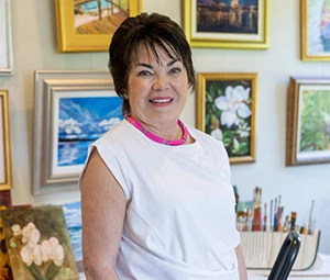 Orchid Island Member Ruth Martin featured as Liv Vero’s Artist In Focus press thumbnail